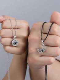 Collar de Pareja Sol y Luna